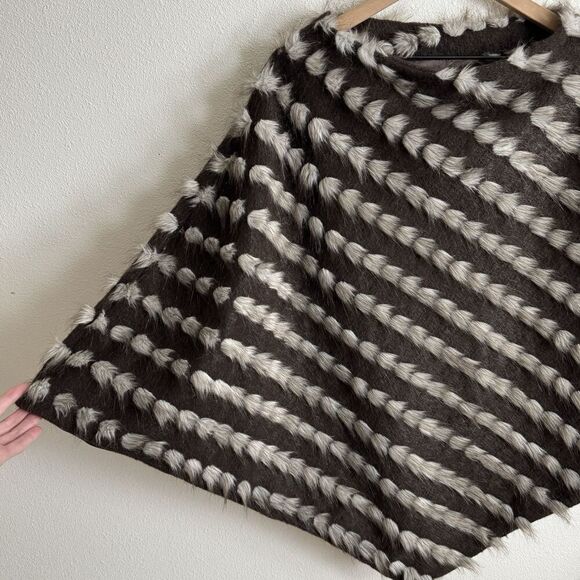 INC International Concepts Sweater Womens Large Brown Goblin Gremlin Dark Fairy - Picture 6 of 13